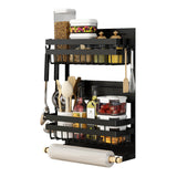 STORFEX 2 Layer Magnetic Spice Rack Refrigerator Shelf_0