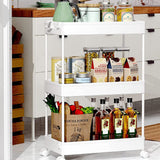 STORFEX 3-Tier Storage Rolling Cart - Organization Utility Cart_5
