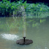 GREENYHAVEN Solar Powered Fountain Pump wi/ different Spray Pattern Heads for Pool, Garden, Pond_1