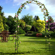 GREENYHAVEN Wedding Garden Arch Arbor Trellis Archway for Climbing Plants Rack_0