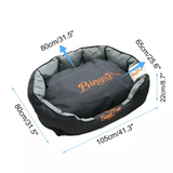PETSWOL Waterproof Jumbo Orthopedic Sofa Dog Bed Pet Mat Kennel_10