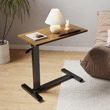 COMFEYA Split Top Tilting Adjustable Overbed Table with Wheels_5