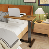 COMFEYA Split Top Tilting Adjustable Overbed Table with Wheels_7
