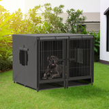 PETSWOL Double Door Waterproof Dog Kennel Cover_1