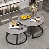 COMFEYA 2 Pack Marble Nesting Coffee Table Set_4