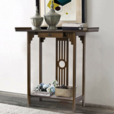 COMFEYA Elegant Wood Entryway Console Table with Drawer and Shelf_6