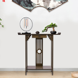 COMFEYA Elegant Wood Entryway Console Table with Drawer and Shelf_8