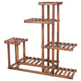 GREENYHAVEN 6 Tiered Wood Plant Flower Stand Shelf Planter Pots_4