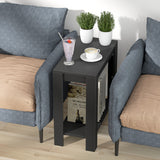 COMFEYA Narrow Sofa Side Table with 2-Tier Open Storage Spaces_4