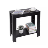 COMFEYA Narrow Sofa Side Table with 2-Tier Open Storage Spaces_5