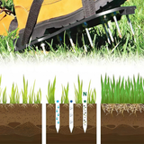Garden Nail Shoes Yard Grass Cultivator Lawn Aerating Spikes Sandals with Adjustable Straps_3