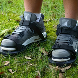 Garden Nail Shoes Yard Grass Cultivator Lawn Aerating Spikes Sandals with Adjustable Straps_0