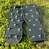 Garden Nail Shoes Yard Grass Cultivator Lawn Aerating Spikes Sandals with Adjustable Straps_2