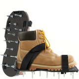 Garden Nail Shoes Yard Grass Cultivator Lawn Aerating Spikes Sandals with Adjustable Straps_4