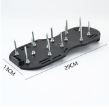 Garden Nail Shoes Yard Grass Cultivator Lawn Aerating Spikes Sandals with Adjustable Straps_7