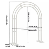 Metal Backdrop Arch Stand Wedding Bridal Garden_11