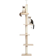PETSWOL Cactus Cat Tree Floor to Ceiling for Indoor_0