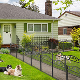 Dog Fence Animal Pet Playpen Barrier Garden Fence for Outdoor Garden_3