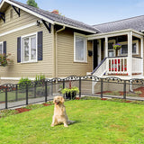 Dog Fence Animal Pet Playpen Barrier Garden Fence for Outdoor Garden_2