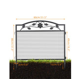 Dog Fence Animal Pet Playpen Barrier Garden Fence for Outdoor Garden_7