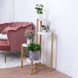 4 Tier Plant Shelf Stand Bamboo Plant Pot Holder Tall Flower Stand Rack_6