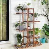 Wood Plant Display Shelf Stand Flower Pot Storage Rack Holder_7