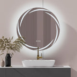 COMFEYA Backlit LED Bathroom Wall Mirror with Defogger_1