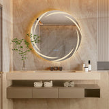 COMFEYA Backlit LED Bathroom Wall Mirror with Defogger_3