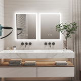 COMFEYA Backlit Rectangle Bathroom Mirror with Touch Control_1