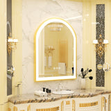 COMFEYA Arch Framed LED Bathroom Mirror with Demister_2
