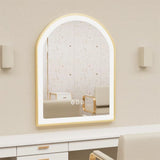 COMFEYA Arch Framed LED Bathroom Mirror with Demister_0