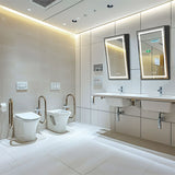 COMFEYA LED Wheelchair Accessible Bathroom Tilt Mirror_2