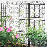 6 Panel Garden Border Trellis for Climbing Plants_4