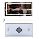 COMFEYA Bluetooth LED Full Length Bathroom Mirror High End Time Display with Illuminated Lights_10