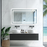 COMFEYA Bluetooth LED Full Length Bathroom Mirror High End Time Display with Illuminated Lights_1