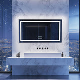 COMFEYA Bluetooth LED Full Length Bathroom Mirror High End Time Display with Illuminated Lights_3