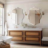 COMFEYA Asymmetrical Frameless Wall Mirror with Beveled Edge_2