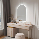 COMFEYA Chic Backlit Bathroom Vanity Mirror with Time and Temperature Display_4