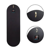 COMFEYA Modern Silver Mirror Wall Clock_8