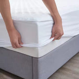 COMFEYA  Luxury Fitted Quilted Cotton Cover Mattress Protector Topper