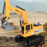 SUPREMTEK Remote Control Excavator RC Digger Truck Construction Vehicles Toys