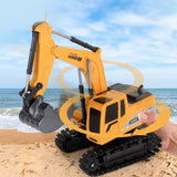 SUPREMTEK Remote Control Excavator RC Digger Truck Construction Vehicles Toys