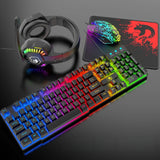 SUPREMTEK 4-IN-1 Gaming Keyboard Mouse Headset and Mouse Pad Combo