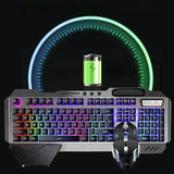 SUPREMTEK RGB LED Backlit Wireless Gaming Keyboard Mouse Set