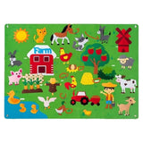 HYPERANGER Children's Teaching Felt Board Farm Animals Story Set