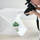 40CM Light Foldable Photo Studio Portable Mini Photography Box Led Kit Tent Cube-USB Plugged-in_2