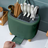 Multipurpose Universal Kitchen Knife Holder with Water Drainage_9