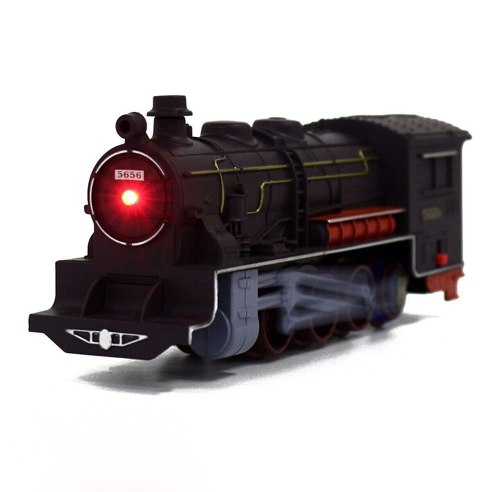 Electric Large Classic Train Set RAIL Vehicle Kids Toy Track-Battery Operated_8