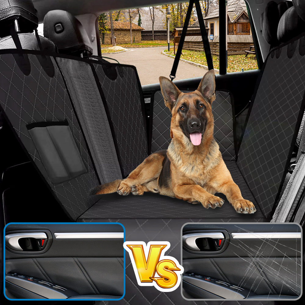 Waterproof Durable Non-Slip Pet Car Seat Protector with Mesh_5