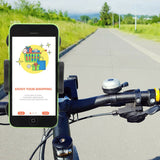 360° Motorcycle Bicycle Handlebar Mobile Phone Mount Holder_5